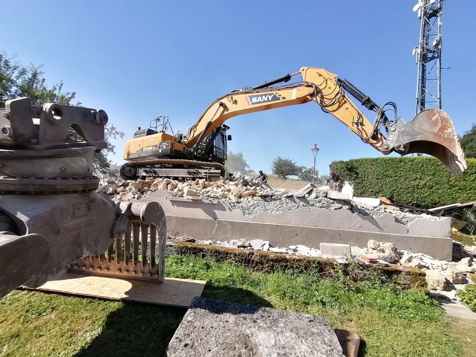Équipe Voillaume sur chantier